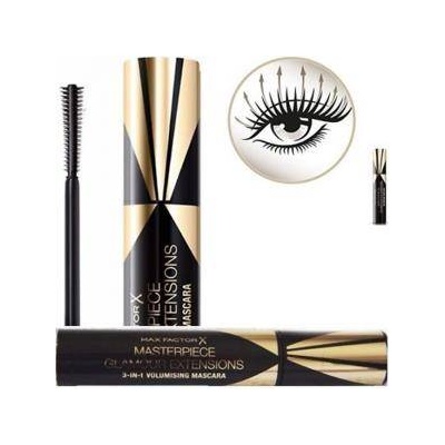 MAX Factor Спирала Max Factor Masterpiece Glamour Extensions 3 in 1, цвят: Black Brown, 12 мл