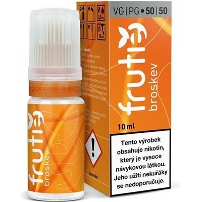Frutie 50/50 Broskyňa 10 ml 3 mg