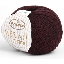 Příze Stenli Merino Natura hnědovínová