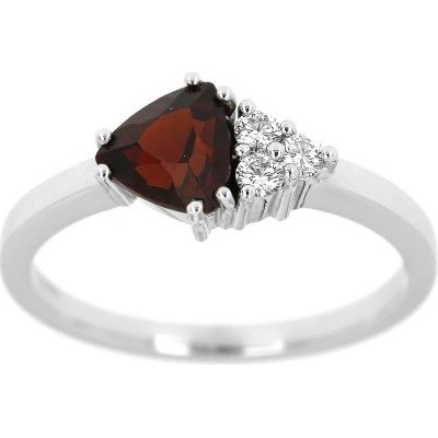 Zlatnictví U Kostela Diamantový prsten s almandinem 37068