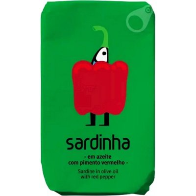 A Banca da Sardinha Sardinky v olivovém oleji s paprikou 120 g