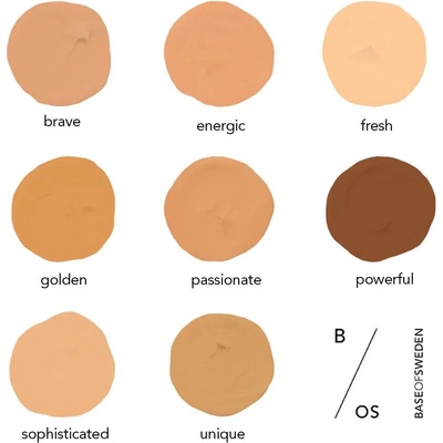 Base of Sweden Waterproof Full Coverage Foundation SPF30 Golden 30 ml