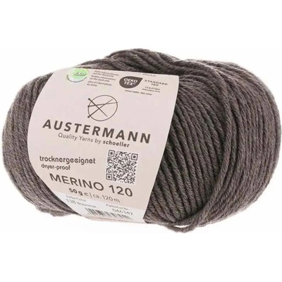 Austermann Merino 120 EXP 138 Hnědý melír