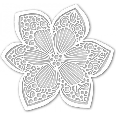 Šablona TCW 12aquot;x12aquot; (30,5x30,5 cm) - Collarette Dahlia The Crafter´s Workshop