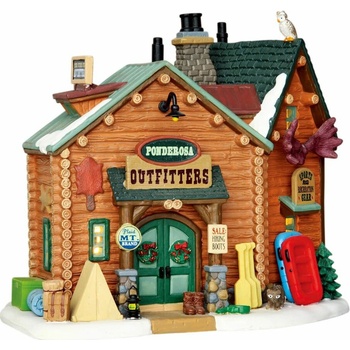 Svietiaci domček Lemax 65106 Horská výstroj