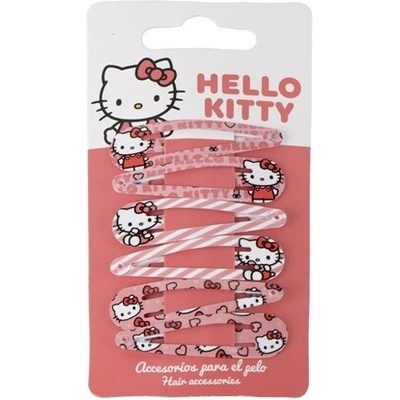 Sponky do vlasov Hello Kitty - 6 kusov (2500003220)