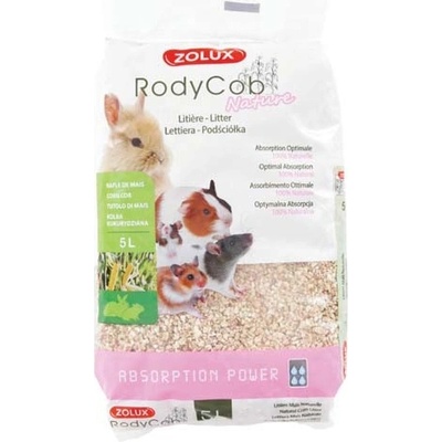 ZOLUX RodyCob Nature podstielka z kukurice pre hlodavce 5l
