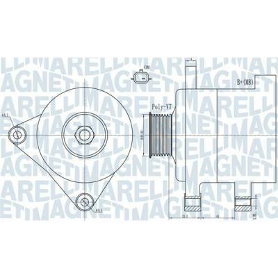 generátor MAGNETI MARELLI 063732101010