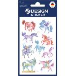 Avery zweckform Стикер, хартия, 1 лист, 76x120 mm, AVERY ZWECKFORM, "Z-Design No. 53148", еднорози (53148)