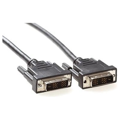 ACT DVI-D Single Link кабел от мъжки към мъжки 1, 5 м черен AK3824 (AK3824)