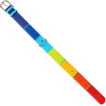 COLLAR Плосък кожен нашийник дъга 30 - 39см, 20мм