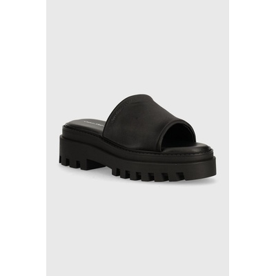 Calvin Klein Jeans Чехли Calvin Klein Jeans TOOTHY COMBAT SANDAL IN DC в черно с платформа YW0YW01339 (YW0YW01339)