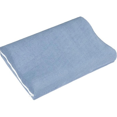 Bellatex Polštář anatomický froté modrošedá 45x30