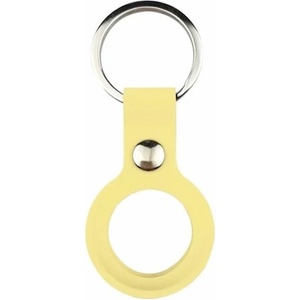 JC Силиконов ключодържател за Apple AirTag - JC AirTag Silicone Keyring (жълт)