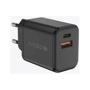 Dviced Wall charger 35W GaN 1 USB-A, 1 USB-C EU - Black (DV221007)