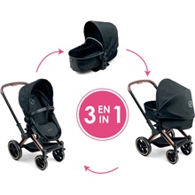 Corolle Cybex Black 3 v 1 pre bábiky 36-42 cm