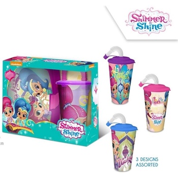 Image 1 of Kids Licensing - SHIMMER AND SHINE к-т кутия за храна и чаша със сламка