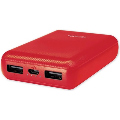 4smarts Power Bank VoltHub Go 10000 mAh - външна батерия с 2 USB изхода (червен)