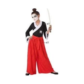 BigBuy Carnival Костюм Японка момиче Червен Размер 7-9 години