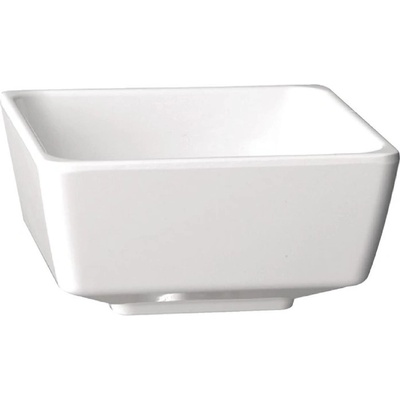 APS čtvercová melaminová miska na dip Float bílá 55 mm
