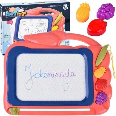 Magnetická tabule s razítky oranžová