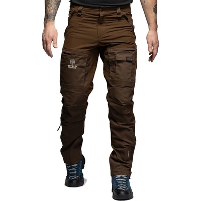Beyond Nordic Sweden hnědé pánské outdoor kalhoty Teflon EcoElite RECCO – Sleviste.cz