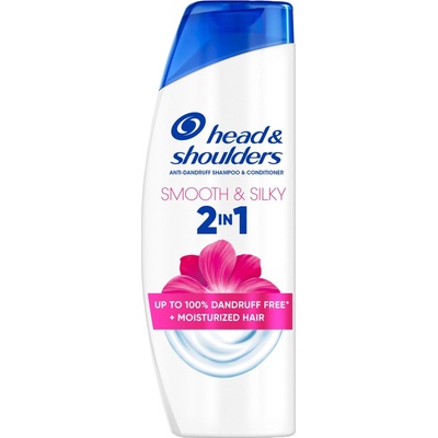 Head & Shoulders Smooth & Silky šampón proti lupinám 2 v 1 330 ml