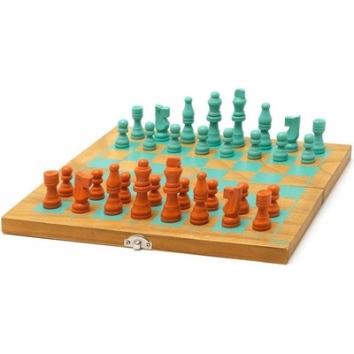 Legami hra sada her šachy a dáma Vintage Chess & Draughts