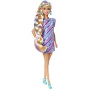 Mattel Детска играчка Barbie, Комплект кукла с дълга коса и звезди, 21.5см, 1710316