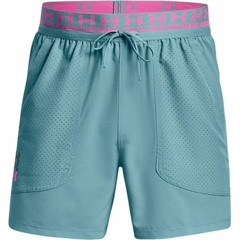 Under Armour Men's UA Run Anywhere Short Still Water/Rebel Pink/Reflective 2XL Шорти за бягане (1376504-400-XXL)