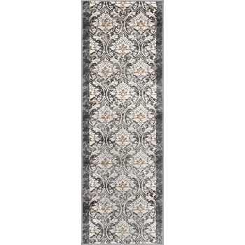 FD Пътека в цвят слонова кост и тъмносиво 67x200 cm Soft Viskan - FD (5901760422178)