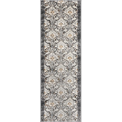 FD Пътека в цвят слонова кост и тъмносиво 67x200 cm Soft Viskan - FD (5901760422178)