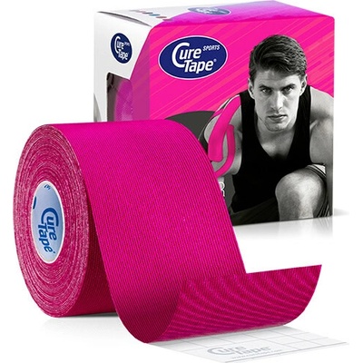CureTape Sports kineziologická páska rúžová 5 cm x 5 m