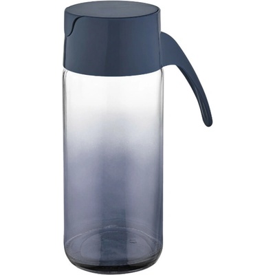 Lux Plastic Sklenená dóza okrúhla INDIGO na olej/ocot 18,5 x,5 cm 0,5 l