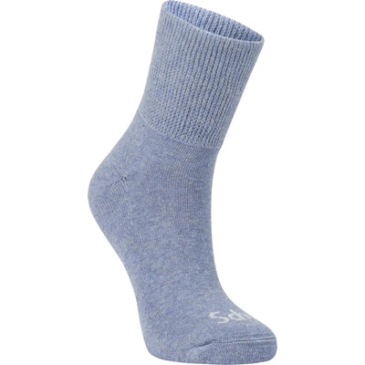 Scholl Teplé bavlnené ponožky WARM REGULAR svetlomodrá biela