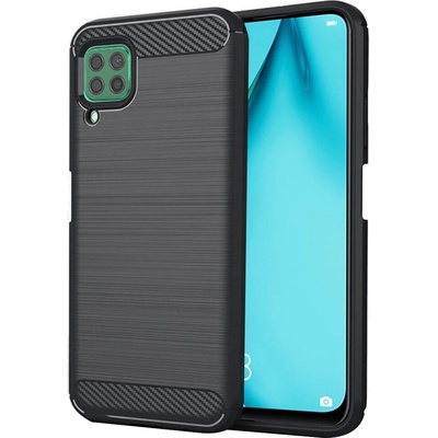 Techsuit Carbon Silicone puzdro pre Huawei P40 lite – čierne