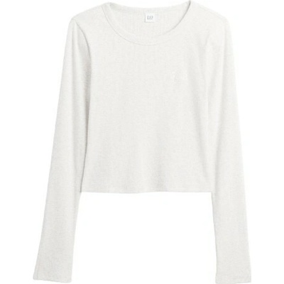 GAP V-JPN LS RIB TEE bílá