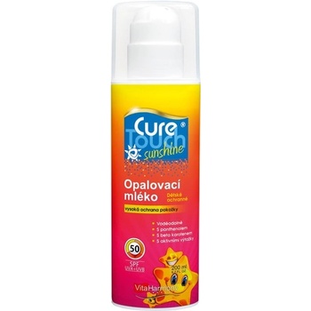 Cure Touch opalovací mléko dětské SPF50 200 ml