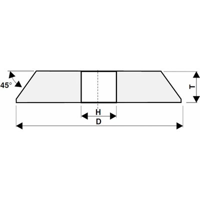 Tyrolit 96A80L9V40 Brúsny kotúč 200 x 10 x 32 mm 80 T436945