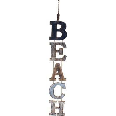SEA Club Nástěnná dekorace - BEACH 14x98x1cm 5617
