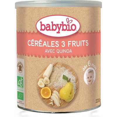 Babybio Nemléčná kaše rýžová s ovocem 220 g