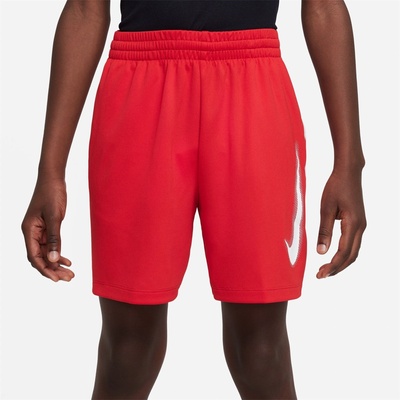 Nike Детски къси панталони Nike Multi Big Kids' (Boys') Dri-FIT Graphic Training Shorts - University Red