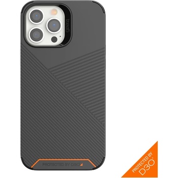 GEAR4 Калъф за Apple iPhone 13 Pro Max, пластмаса, Gear4 Santa Cruz Snap, антимикробен, MagSafe, черен (702008217)