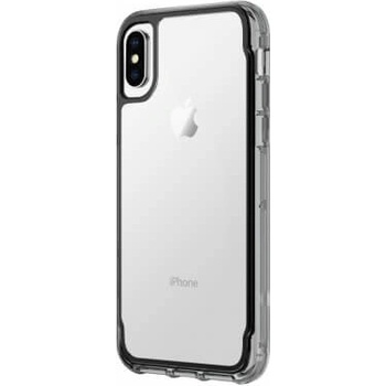 Griffin Survivor Clear - хибриден удароустойчив кейс за iPhone XS, iPhone X (черен-прозрачен)