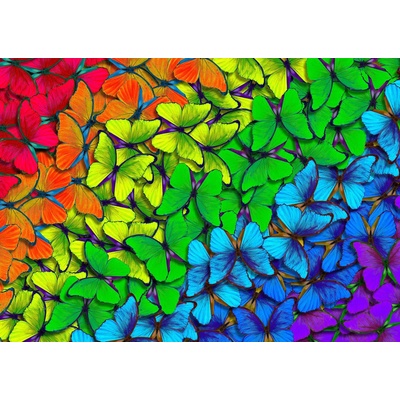Enjoy - Puzzle Rainbow Butterflies - 1 000 piese