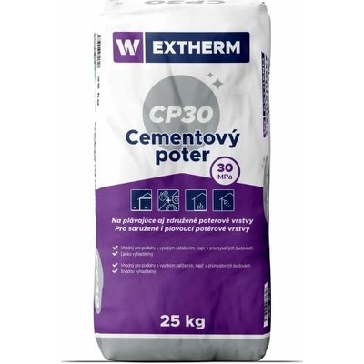 EXTHERM Cementový poter 30MPa 25 kg