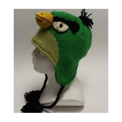 čepice angry bird zelená Gift3 1338