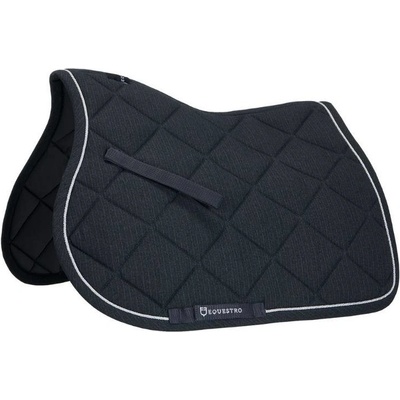 EQUESTRO podsedlová dečka Cotton prošívaná grey