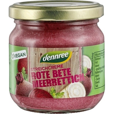 Dennree Rastlinná nátierka cvikla a chren BIO 180 g