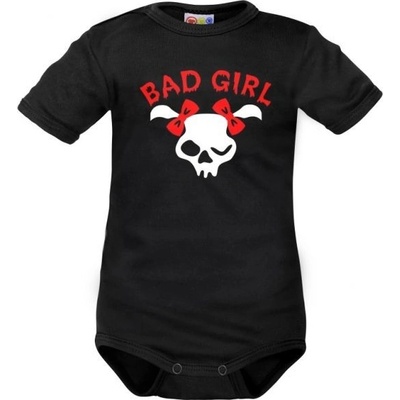 DEJNA Body krátký rukáv Dejna Bad Girl černé